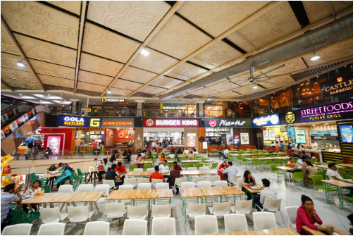 FOOD COURT AT NOIDA MALL